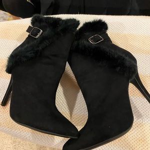 Black booties size 7